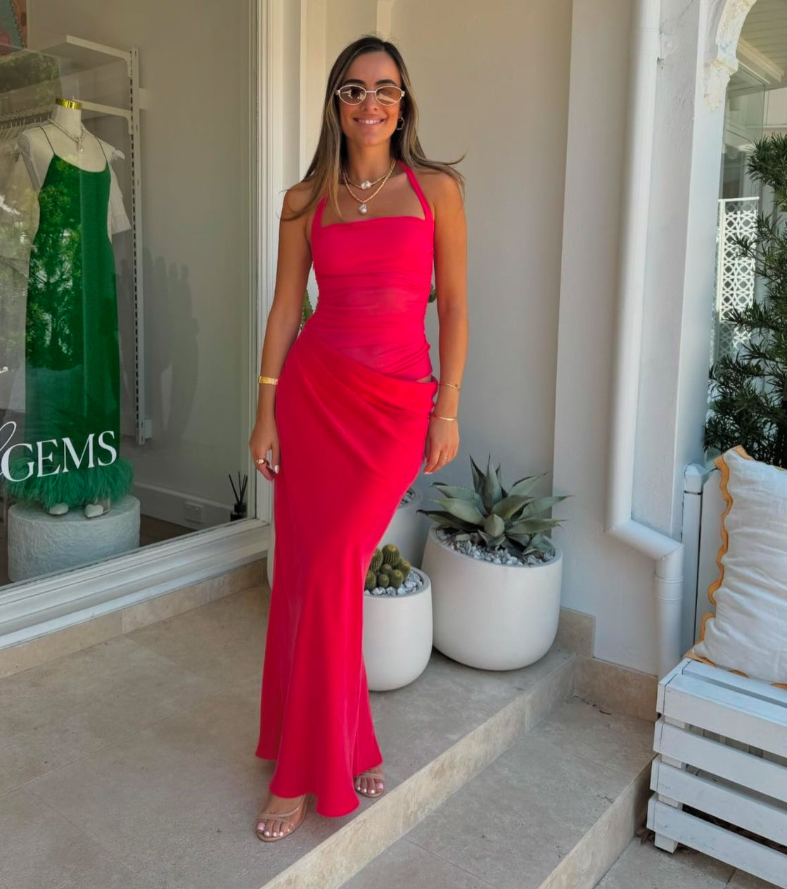 Benni Gina Halter Neck Dress