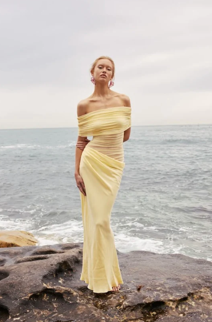 Benni Nico off the Shoulder Maxi