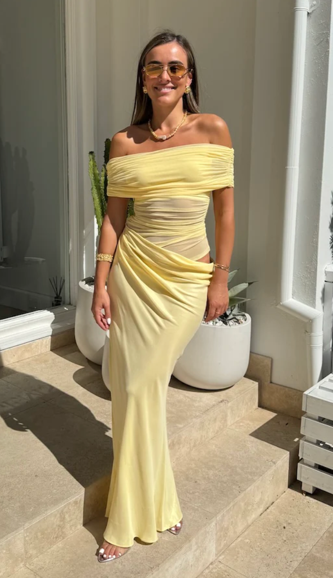 Benni Nico off the Shoulder Maxi